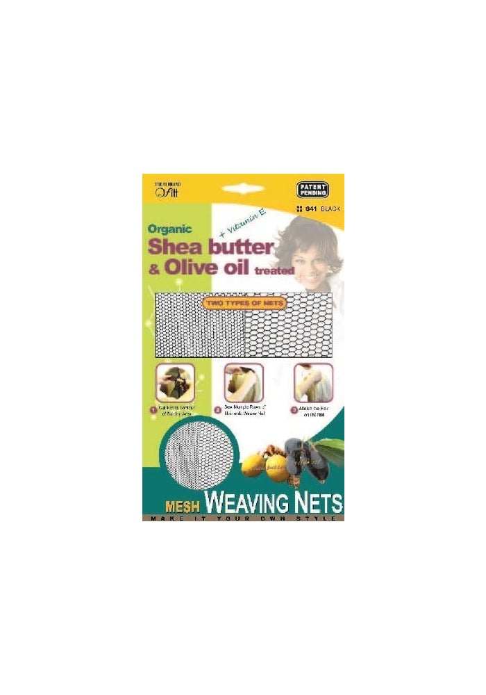 Qfitt Organic Shea Butter & Olive Oil Mesh Weaving Nets